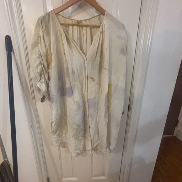 Wilfred Free Slik tie-dye oversize shirt, tunic or dress * accepting offers - Picture 1 of 6